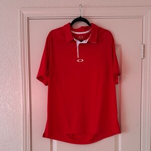 Oakley Men's Vivid Red Polo Shirt